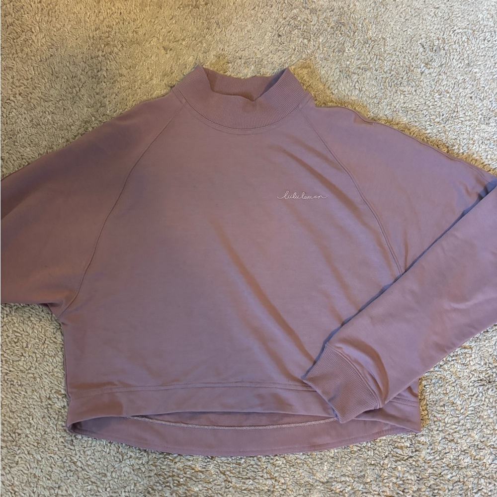 Lululemon Cropped Pullover Sweatshirt